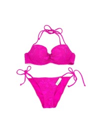 Купальник Victoria&#39;s Secret PINK Top 34 B&amp;Bikini panty Hot pink