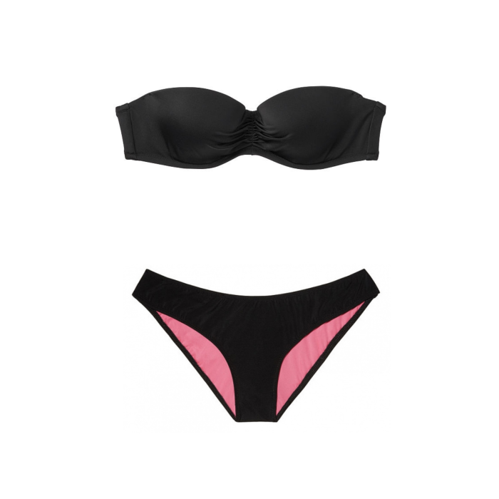 Купальник бандо Victoria's Secret Push-up Black
