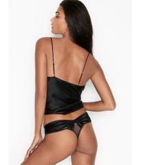 Комплект білизни DREAM ANGELS Black Lace-up Balconette Bustier & Thong panty