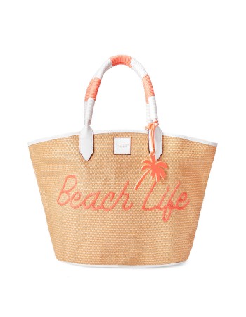 Пляжная сумка Victoria's Secret Woven Beach Life Tote