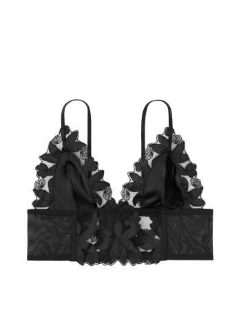 Бюстье Victoria’s Secret Unlined Floral Embroidered Long Line Bralette
