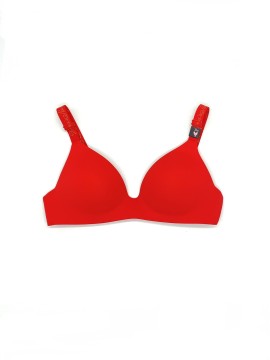 Бюстгальтер VS Logo Bra t-shirt LIGHTLY LINED WIRELESS red