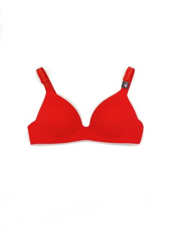 Бюстгальтер VS Logo Bra t-shirt LIGHTLY LINED WIRELESS red