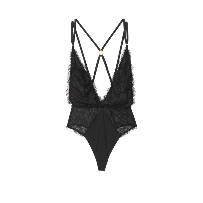 Боді Victoria's Secret Very Sexy Love by Victoria Unlined Plunge Lace Teddy