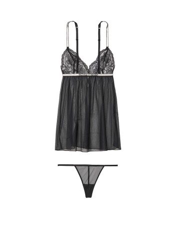 Пеньюар Victoria's Secret Very Sexy Babydoll black
