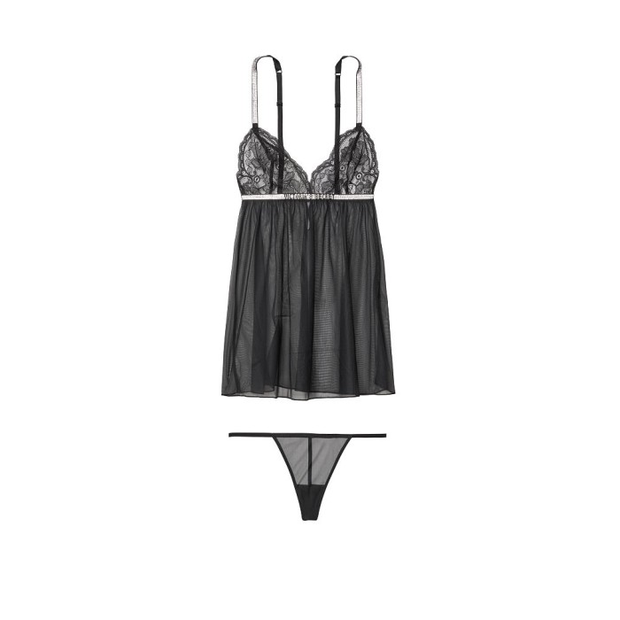 Пеньюар Victoria's Secret Very Sexy Babydoll black