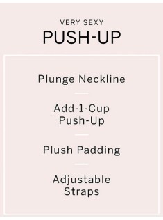 Бюстгальтер Victoria’s Secret Embellished Strap Push-up ROSE TAN