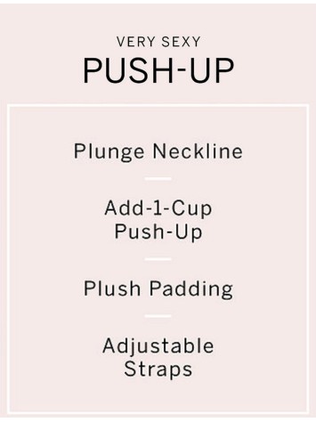 Бюстгальтер Victoria's Secret Embellished Strap Push-up ROSE TAN