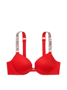 Бюстгальтер Victoria’s Secret Embellished Strap Push-up Bra Lipstick