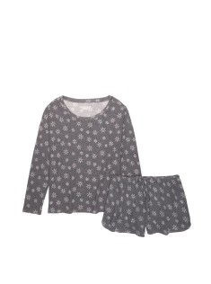 Піжама Victoria's Secret Cozy Short PJ Set stars print