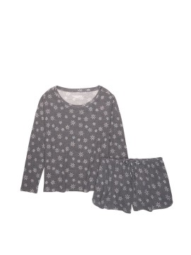 Піжама Victoria's Secret Cozy Short PJ Set stars print