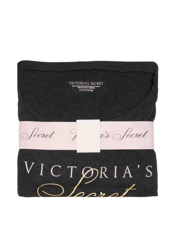 Піжама Victoria's Secret Cozy KnitShort PJ Set print logo VS