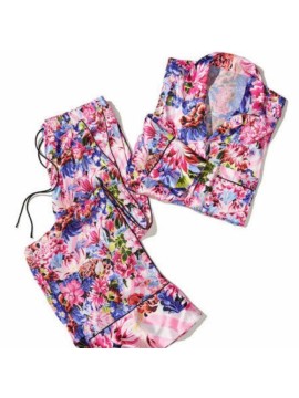 Сатинова піжама VS &amp; Mary Katranzou Satin Long Pj Set Signature Stripe