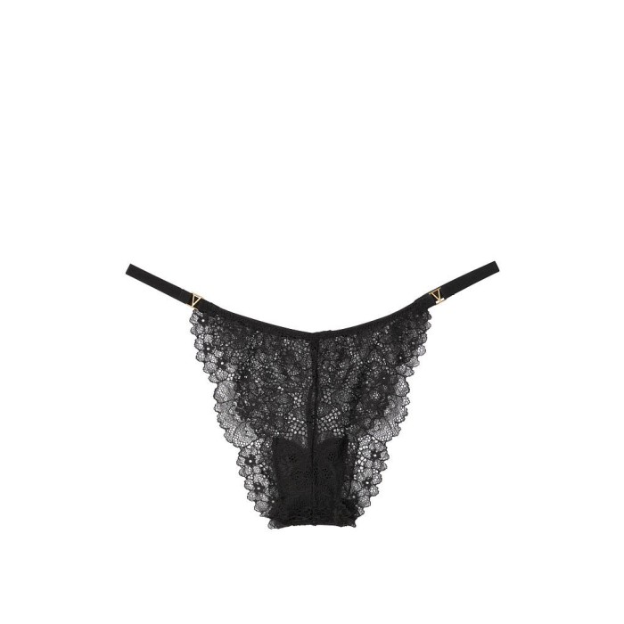 Трусики VS Very Sexy Black Lace Brazilian panty