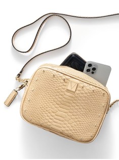 Сумка Виктория Сикрет The Victoria Top Zip crossbody Gold