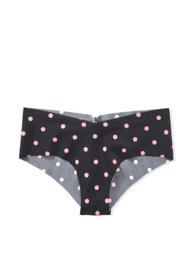 Трусики бесшовные Виктория Сикрет No show Cheeky Panty Pink dot