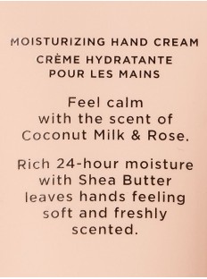 Зволожуючий крем для рук Coconut Milk & Rose CALM Victorias Secret