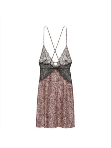 Пеньюар Victoria's Secret Very Sexy Lace Slip dress Leopard