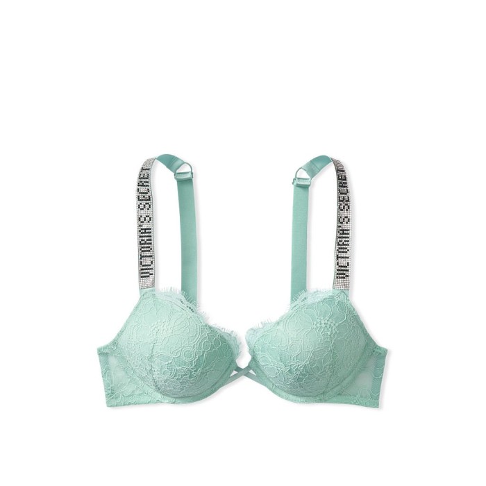 Бюстгальтер Вікторія Сікрет Bombshell Add-2-cups Push-up Bra Mint