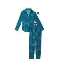 Пижама Victoria’s Secret Flannel Long PJ Set