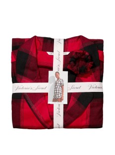 Піжама Victoria's Secret Flannel Short PJ Set Red plaid