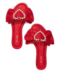 Домашні капці Victoria's Secret Satin Bow Slide Slippers