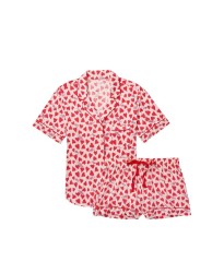 Пижама Victoria’s Secret Modal Short Pj Set Multi Heart Logo