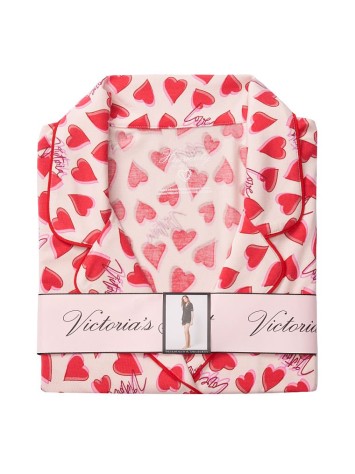 Піжама Victoria Secret Modal Short Pj Set Multi Heart Logo
