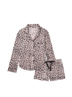 Леопардова піжама Victoria's Secret Modal Short PJ Set Spotty Leopard
