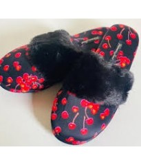 Домашние тапочки VS Signature Satin Slippers Cherry
