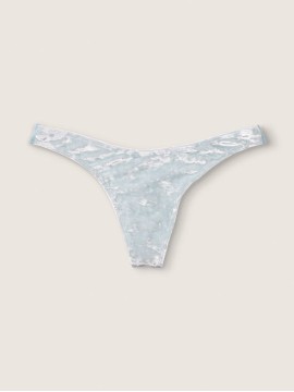 Трусики стрінги PINK Velvet Thong panty Blue