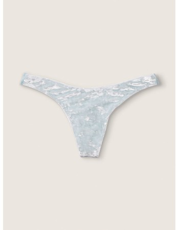 Трусики стрінги PINK Velvet Thong panty Blue