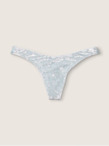 Трусики стрінги PINK Velvet Thong panty Blue