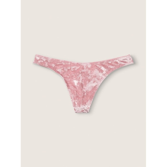 Трусики стрінги PINK Velvet Thong panty Peach