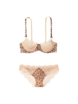 Комплект білизни леопардовий Victoria's Secret Very Sexy Dream Angels Leopard Lace bra