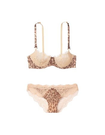 Комплект белья леопардовый Victoria's Secret Very Sexy Dream Angels Leopard Lace bra