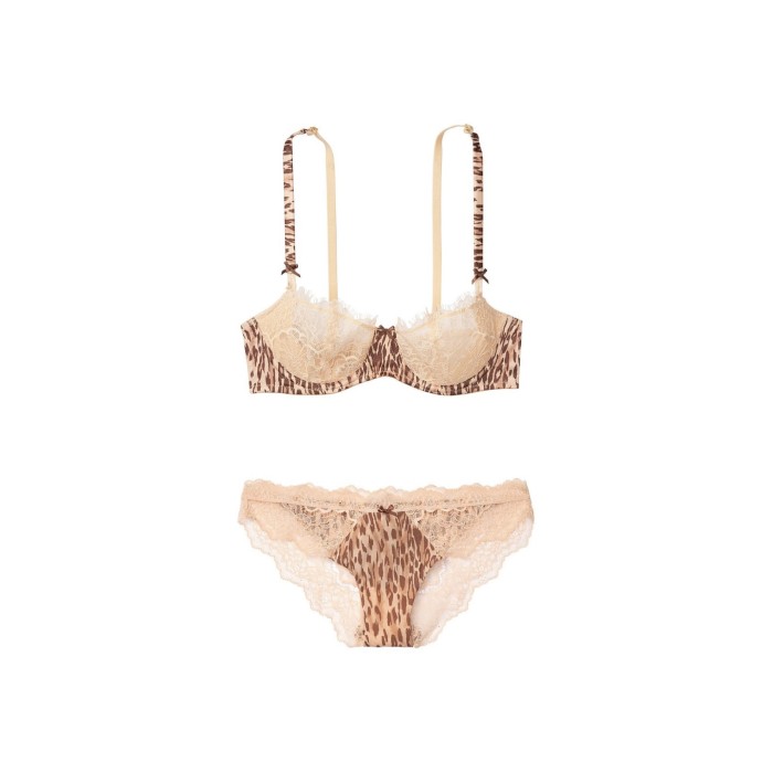 Комплект білизни леопардовий Victoria's Secret Very Sexy Dream Angels Leopard Lace bra