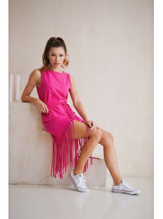 Сукня з бахромою Twishi рожевого кольору