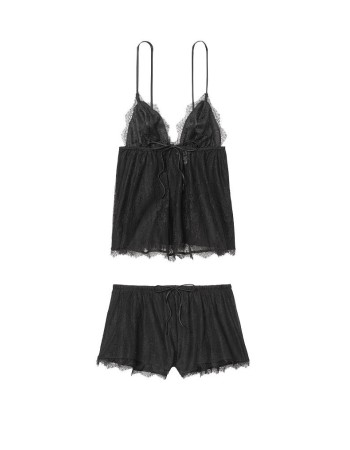 Піжама VS Black Lace Cami Short PJ Set