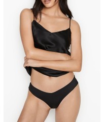 Трусики Victoria's Secret No Show Floral Lace Back Thong Panty
