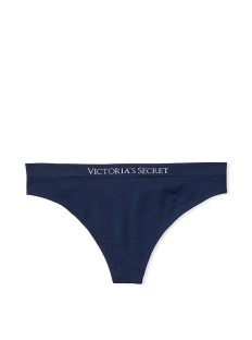 Трусики Victoria's Secret Seamless Black Thong Panty
