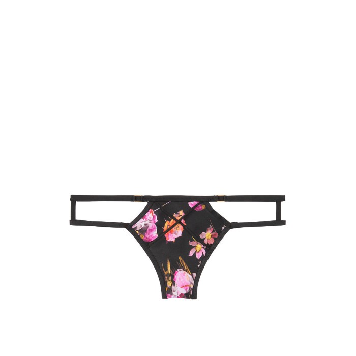 Трусики VS Very Sexy Strappy Thong panty Floral print