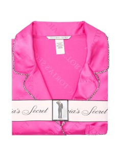Сатинова піжама VS Satin Long Pj Set VS Pink