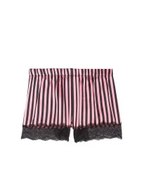 Шорти VS Satin Boxer Pink & Black stripes