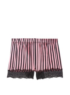 Шорти VS Satin Boxer Pink & Black stripes