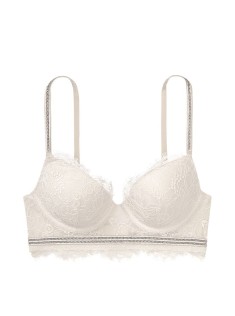 Комплект білизни Victoria's Secret Very Sexy Crystal strap Silver Lace bra