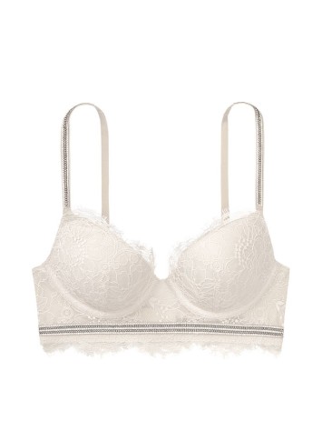 Комплект білизни Victoria's Secret Very Sexy Crystal strap Silver Lace bra