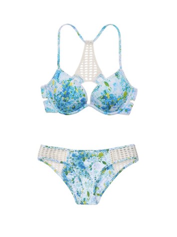 Купальник Вікторія Сікрет Push-Up Bra Flower print