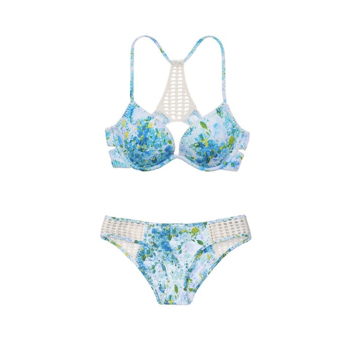 Купальник Вікторія Сікрет Push-Up Bra Flower print