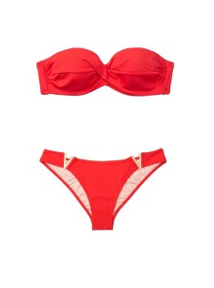 Купальник Вікторія Сікрет Bandeau Top & V-hardware bottom